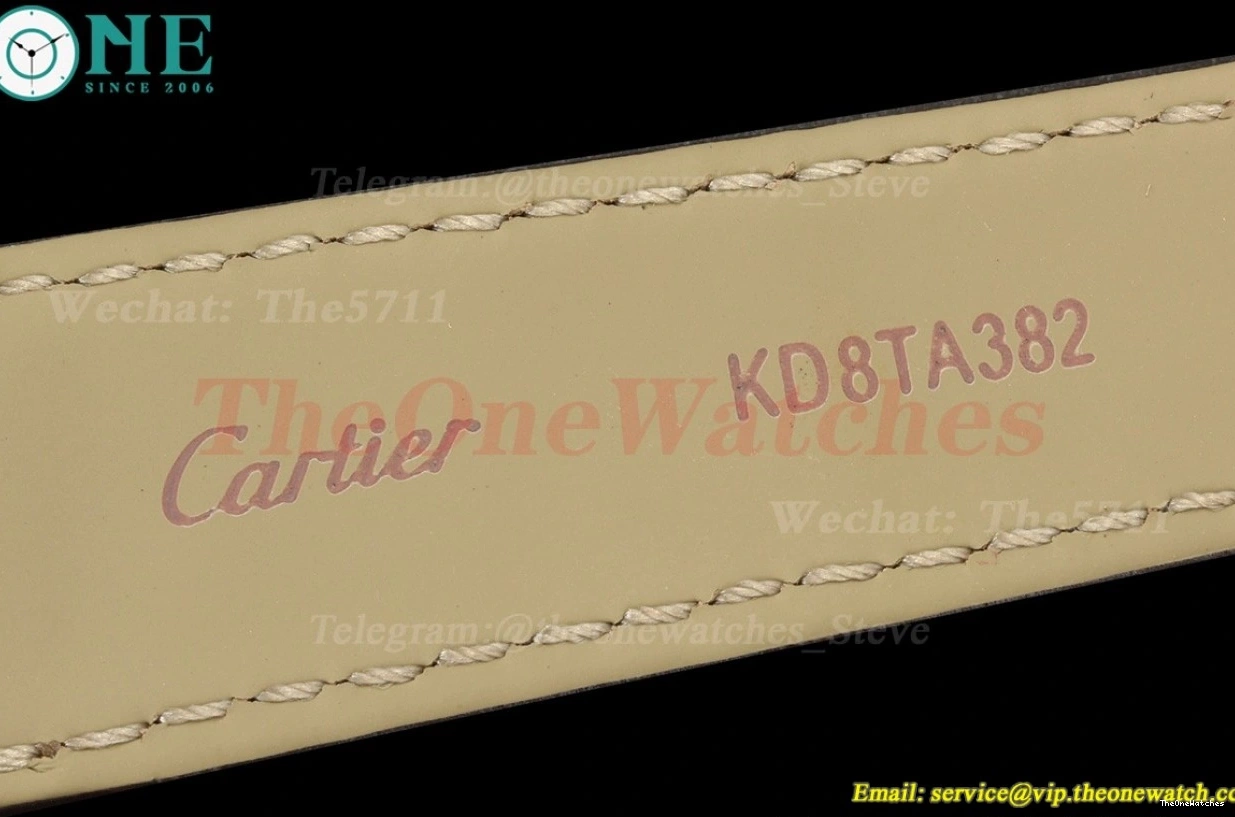 Tank White Brown Quartz Dial RG LE 25.5mm F1F Louis 0418